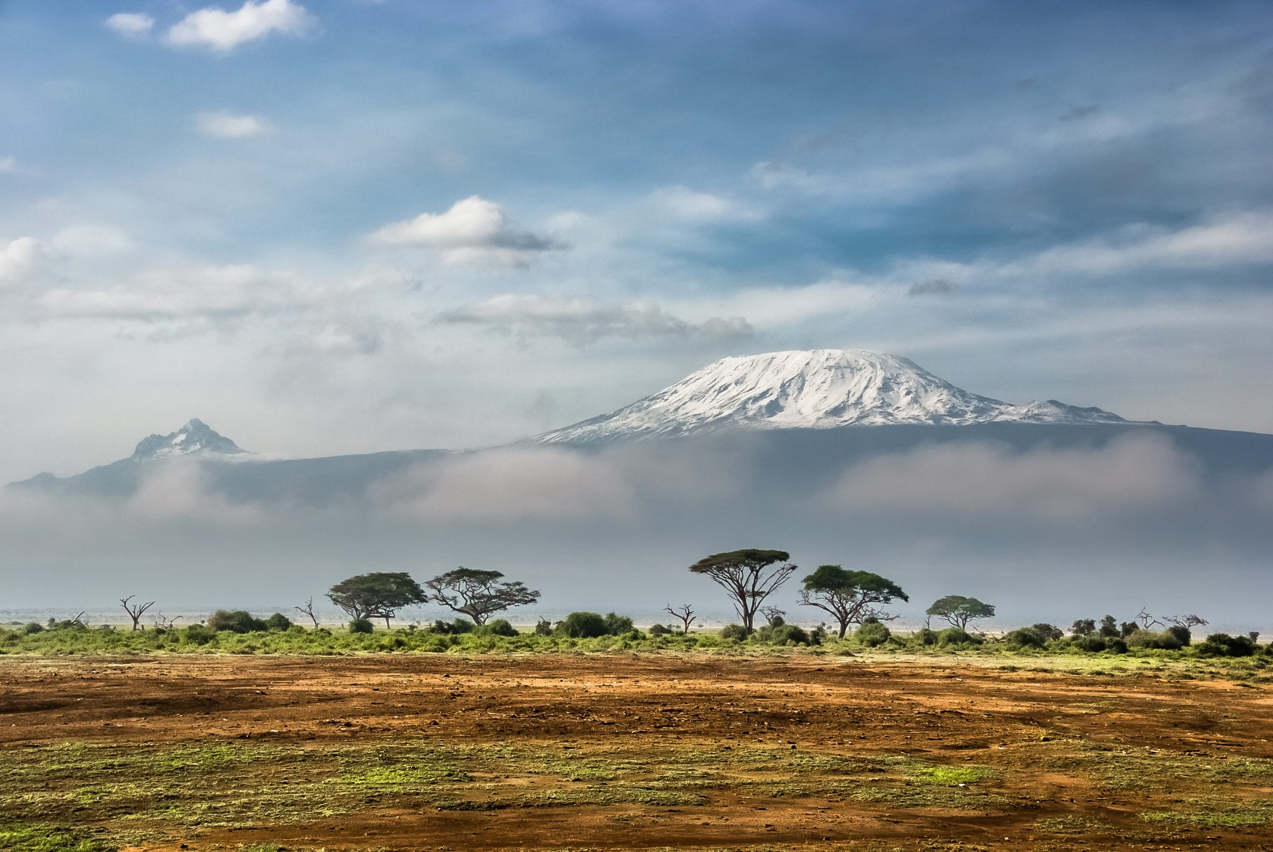 mount-kilimanjaro The picturesque Savannah in Kenya with Kilimanjaro in the background