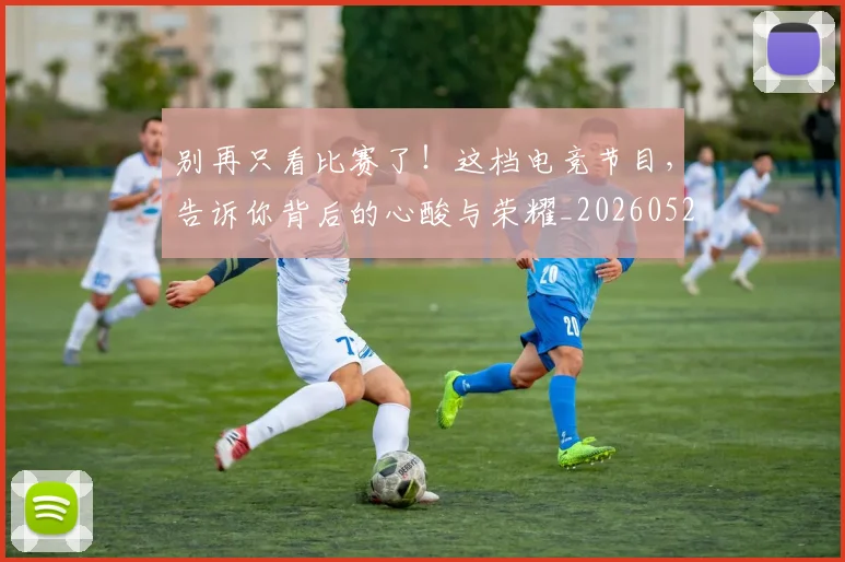 别再只看比赛了!这档电竞节目,告诉你背后的心酸与荣耀_20260526073157